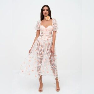 FOR LOVE AND LEMONS-Tessa midi size medium
